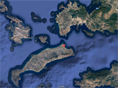 Kos je mravý ostrov tém nalepený na Turecko. Z nj se jezdí lodí do...