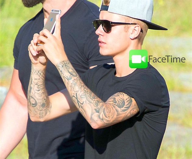 Justin Bieber miluje FaceTime