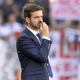 Italsk trenr Andrea Stramaccioni zaal sezonu ve Spart lenm stylem.