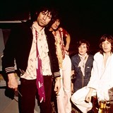 Archivn snmek z backstage koncertu kapely The Rolling Stones.