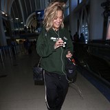 Rita Ora na letiti v Los Angeles