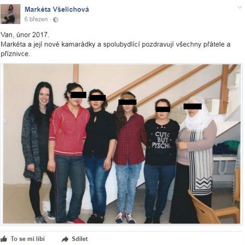 Takovto fotografie sdl pravdpodobn Marktiny rodie na jejm facebookovm...