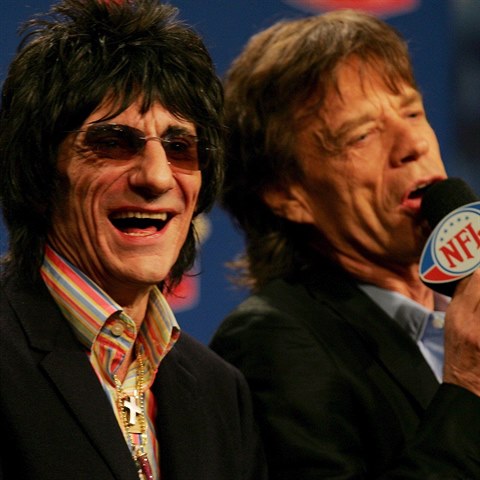 Ron Wood a Mick Jagger v roce 2006.
