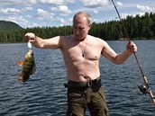 Putin se pochlubil svým úlovkem.