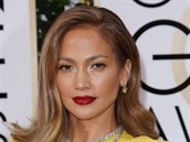 Jennifer Lopez na udílení Zlatých glób v lednu 2016. Tomu se íká faux pas.
