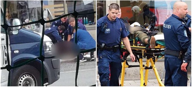 Pátení útok ve mst Turku finská policie vyetuje jako trestný in...
