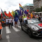 Takhle vypadal ob pochod na oslavu hrdosti leseb, gay, bisexul a...