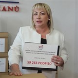 Ivana Zemanov oznmila splnn zkonnho limitu pro kandidaturu Miloe Zemana na prezidenta.