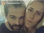 Jágr a Kopivová demonstrují svoji lásku na sociální síti.
