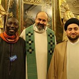 Tomáš Halík se svými přáteli z islámského světa.
