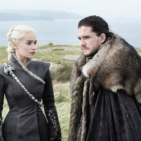 Daenerys a Jon Snh v 7. ad Hry o trny