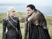 Daenerys a Jon Sníh v 7. ad Hry o trny