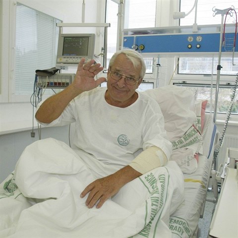 Vladimr Brabec prodlal za ivot ti infarkty. Snmek z roku 2002.