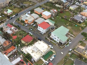 Hurikán Irma v Saint Maarten.