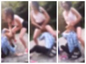 Holky dávaly dívce co proto.