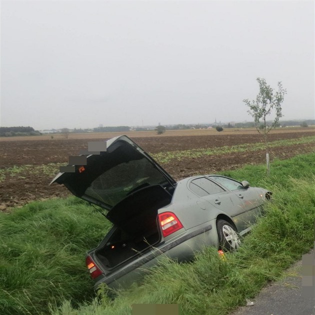 Na silnici íslo I/46 v obci Tové se srazil idi osobního auta koda Octavia...