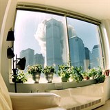 Pohled z bytu tyi bloky od budov WTC.