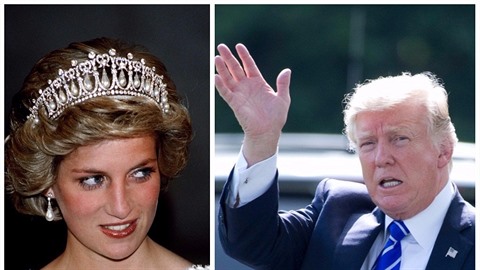 Donald Trump kdysi touil po princezn Dian.