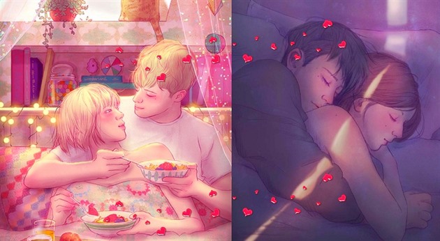 Hyocheon Jeong tvoí zamilované ilustrace