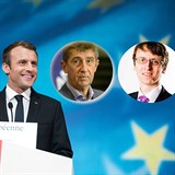 Francouzský prezident svým proslovem o Evropské unii pobouřil.