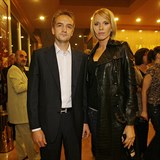 Diana Kobzanová s Tomášem Peterou.