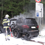 V Kaplici shoel Mercedes Benz. koda je milion a pl korun.