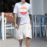 Justin Bieber m velmi sportovn styl.