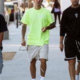 Justin Bieber m velmi sportovn styl.