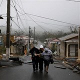 Takto hurikn Maria zmnil barevnou tvr Portorika