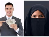Podnikatel platí pokuty za muslimské dívky, které nosí burky.