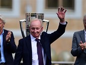 Ti velikáni tenisu: Björn Borg, Rod Laver a John McEnroe.