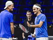 Souástí týmu Evropy jsou i Tomá Berdych a Roger Federer.