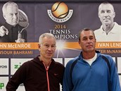V roce 2014 si John McEnroe s Ivanem Lendlem zahráli exhibici v Bratislav.
