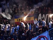 P�i derby na Slavii pokra�oval boj ultras proti Adamu Kotalíkovi.