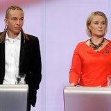 Ivan Bartoš se účastní mnoha předvolebních debat.