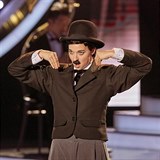 Berenika Kohoutová ztvárnila Charlieho Chaplina.