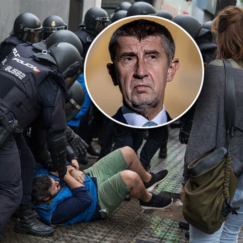 Andrej Babiš se vyjádřil na téma nepokojů v Katalánsku.