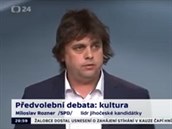 Lídr jihoeské kandidátky SPD Miloslav Rozner se  - mírn eeno - znemonil.