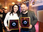 Heidi Jank a Adam Pavlík pevzali cenu Legenda noního proudu in memoriam pro...