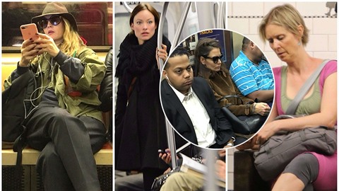Které hollywoodské celebrity jezdí metrem?
