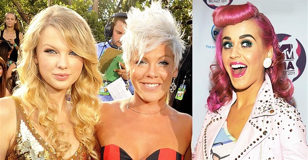 Katy Perry versus Taylor Swift a Pink