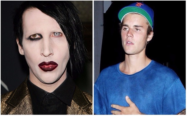 Marilyn Manson se pustil do Justina Biebera.