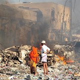 Mogadiu vypad jako po apokalypse.