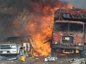 Výbuch nákladního auta v Mogadiu ml zlé následky.