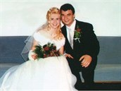 Kateina Valachová a její svatební foto. Hotová zlatovláska.