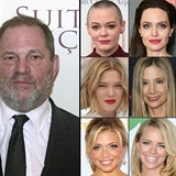 Harvey Weinstein a seznam jeho obětí.