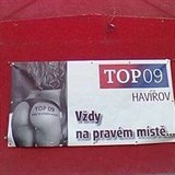 Cenu Sexistické prasátečko za rok 2014 si odnesla Topka z Havířova za svůj...