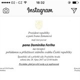 Toto si Dominik Feri sdlel na Instagramu.
