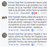 Lid komentovali Adamovo rozhodnut na jeho Facebooku. Nkte kladn, jin...