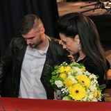 Lucie Bl a Radek Filipu na koncert Marty Kubiov